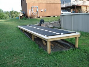 Solar Heater Platform (below)