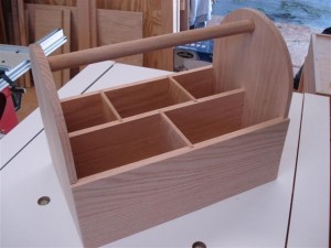 Grooming Tote ready to be stained